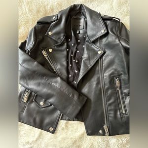 Blanknyc faux leather biker jacket